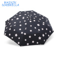 Shangyu Fabricação Personalizável Presentes Jing Pin Mini Bolso UV Telescópico Guarda-chuva Dobrável com Rodada De Papel Cilindro Embalagem